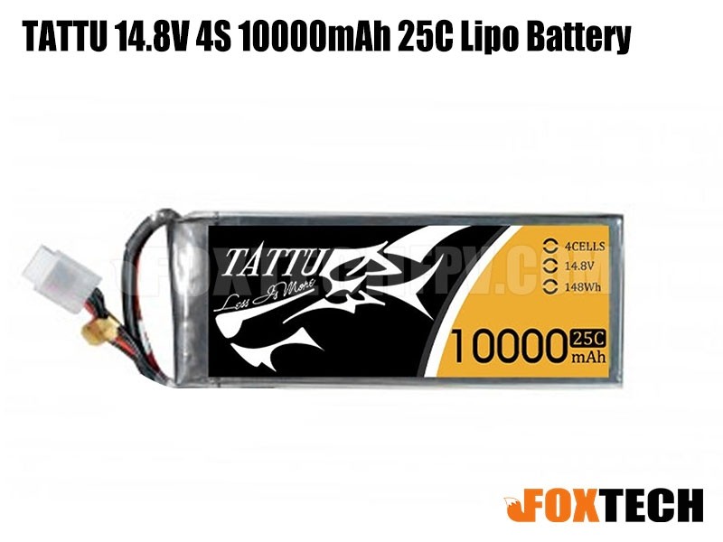 Lipo Battery 4S - Batteria Lipo Tattu 14,8 V 4S