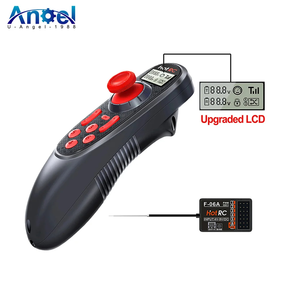 Radio Transmitter 6Ch - HOTRC DS-600 6CH 2.4GHz Trasmettitore sistema