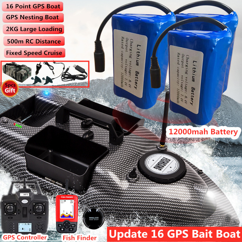 Rc Hobby Grade Boat - 16 punti GPS doppia posizione velocità