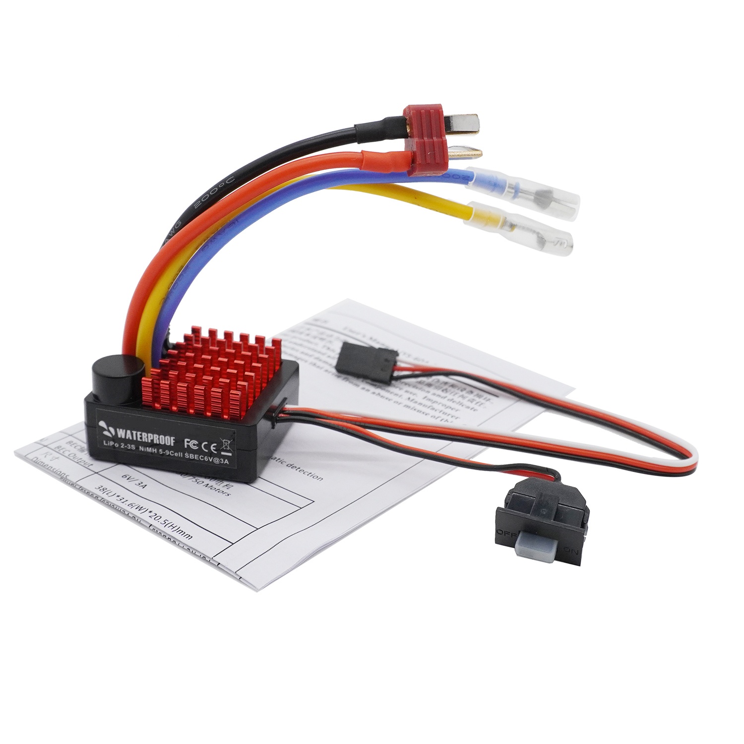 Esc Waterproof 60A - 9IMOD 1060 RTR 60A ESC Regolatore