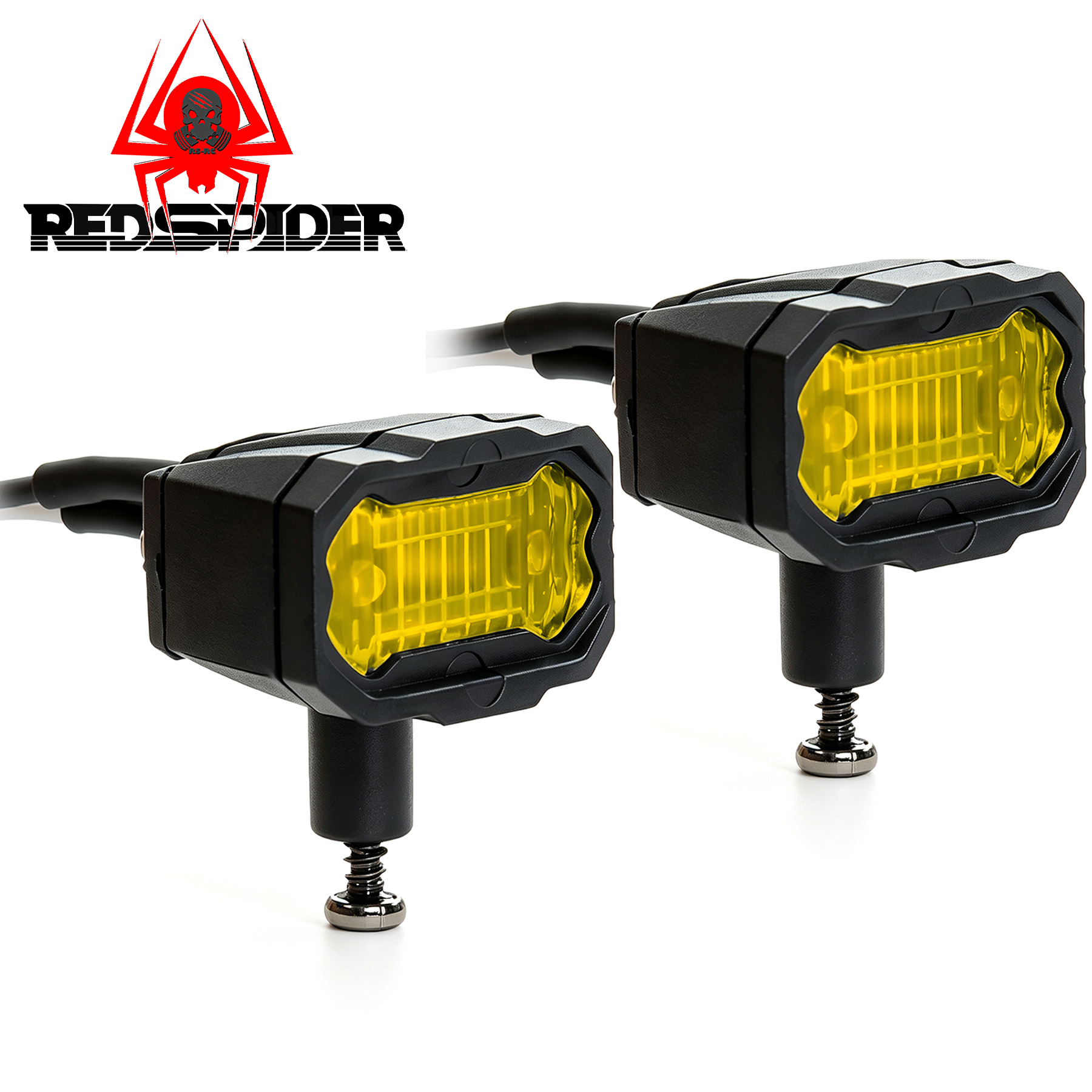 Rc Hobby Jeep Wrangler - RED SPIDER 2 Pezzi Luci da