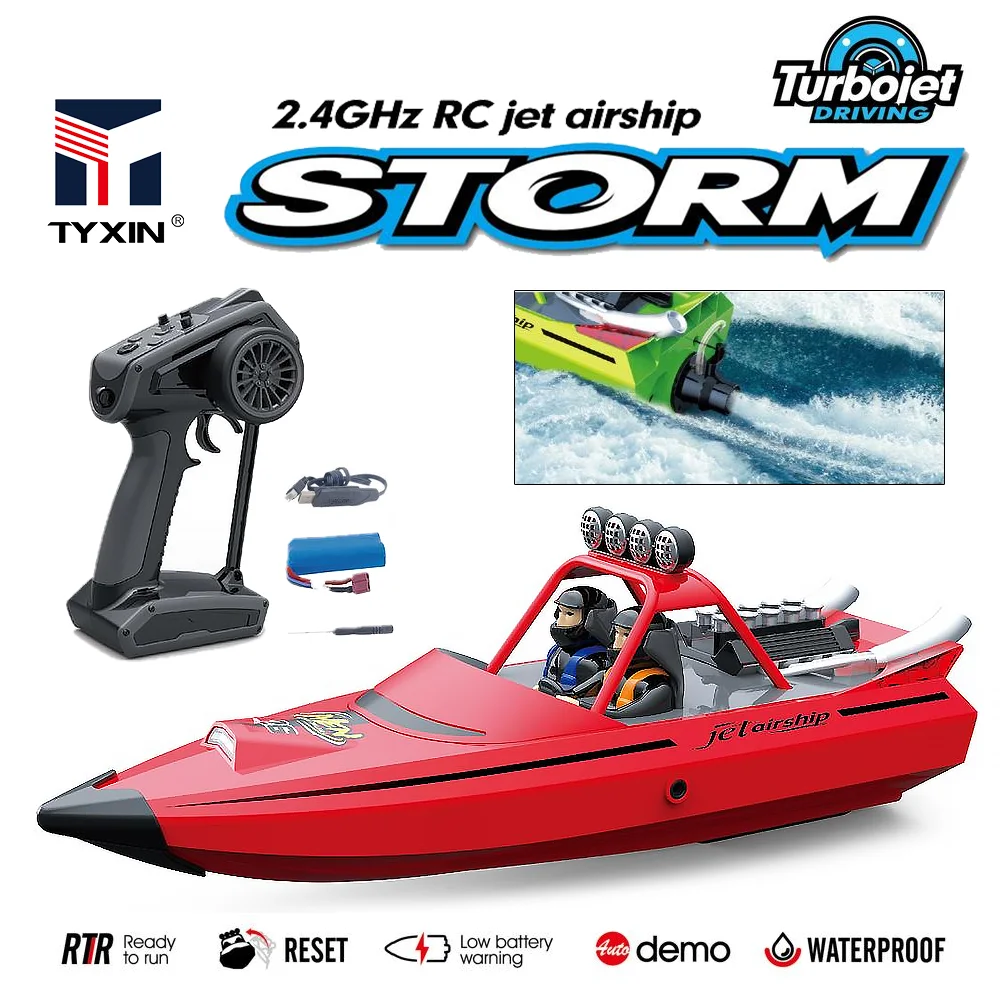 Rc Hobby Grade Boat - TY725 RC Barca TURBOJET POMPA Telecomando