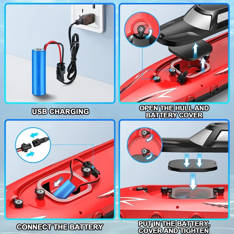 Barca RC 2.4G ad Alta Velocità - Rc Hobby Grade Boat recensione e prezzo