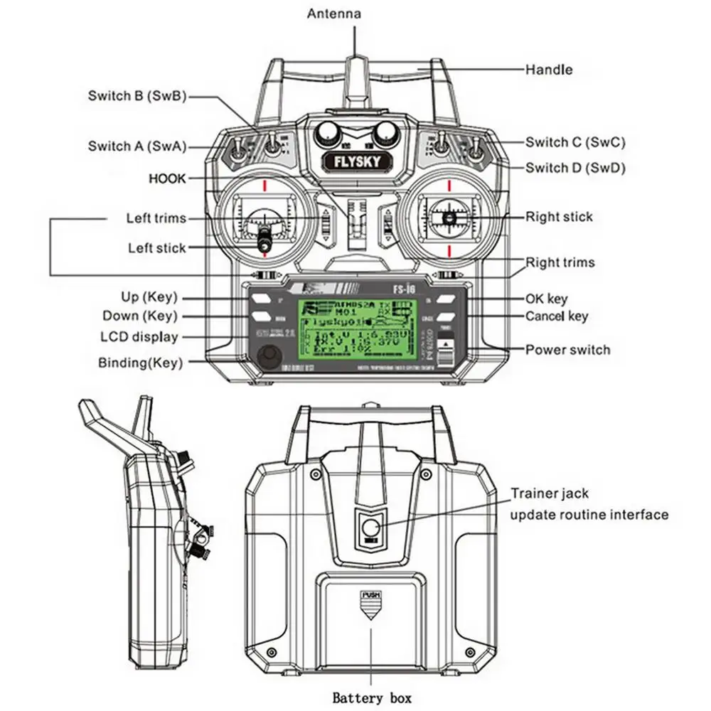 FLYSKY FS- I6 6CH 2.4G trasmet - Radio Transmitter 6Ch recensione e prezzo