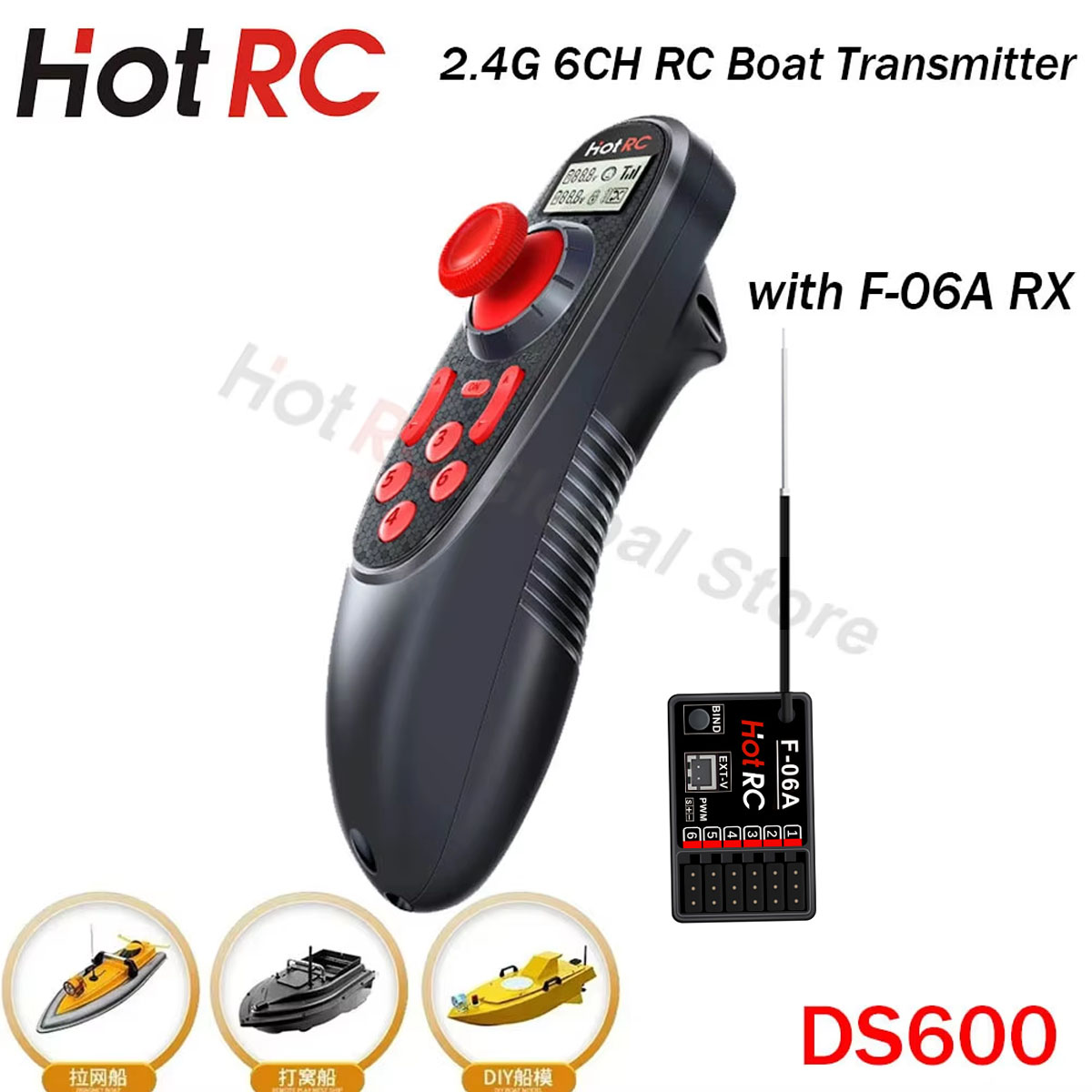 HOTRC DS600 6CH 6 canali 2.4G  - Radio Transmitter 6Ch recensione e prezzo