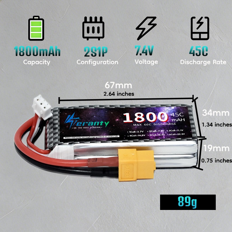 Batteria Lipo TERANTY 2S 3S 4S - Rc Hobby Truck recensione e prezzo