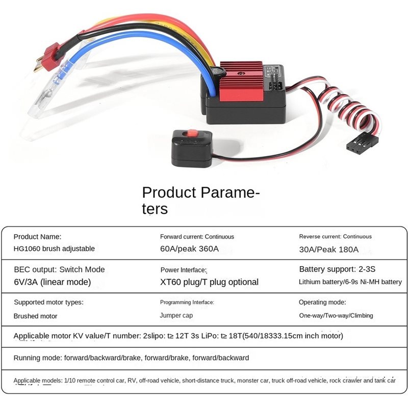 BEDW-HG1060 ESC Impermeabile 6 - Esc Waterproof 60A recensione e prezzo