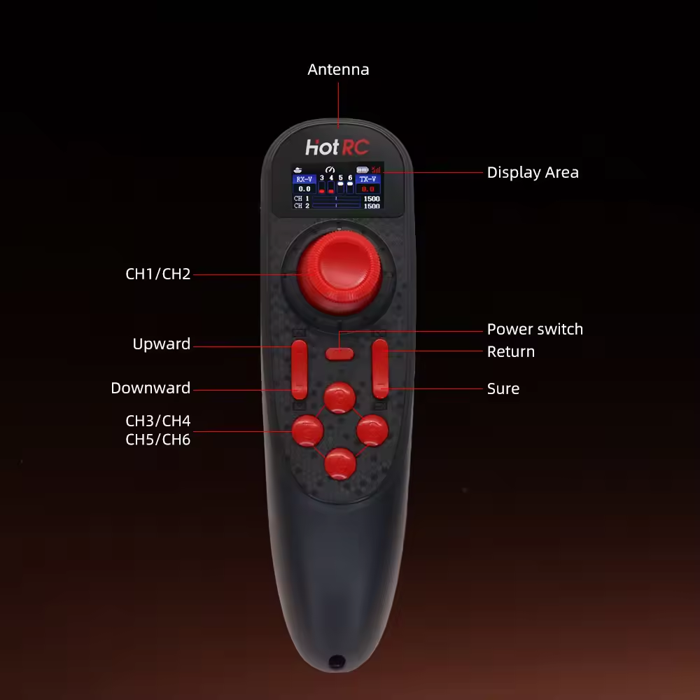 HOTRC DS-650 6CH 2.4G Sistema  - Radio Transmitter 6Ch recensione e prezzo